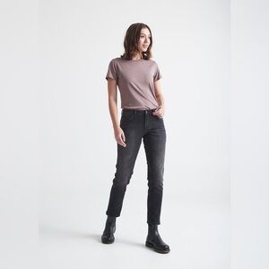 Performance Denim Girlfriend - Vintage Black